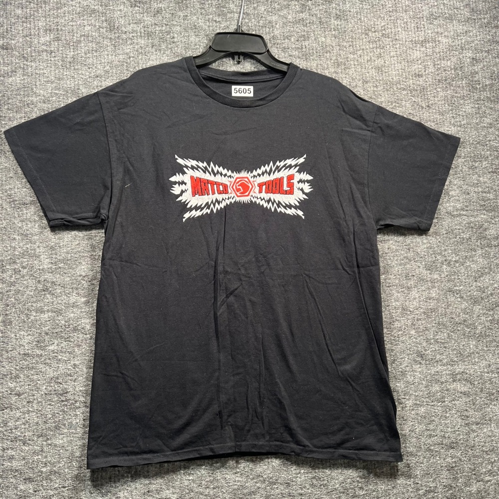 Matco Tools Graphic T-Shirt Mens Large Black Double Sided Wrench Logo